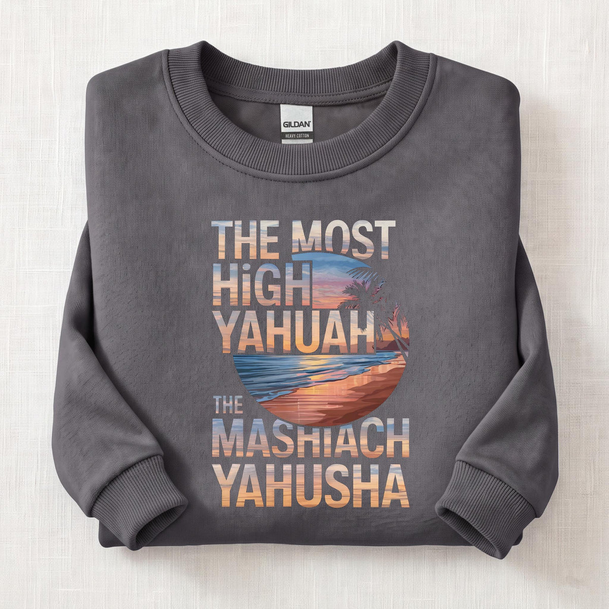 The Most High Yahuah Sweatshirt — Charcoal