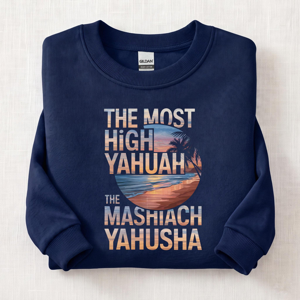 The Most High Yahuah Sweatshirt — Navy