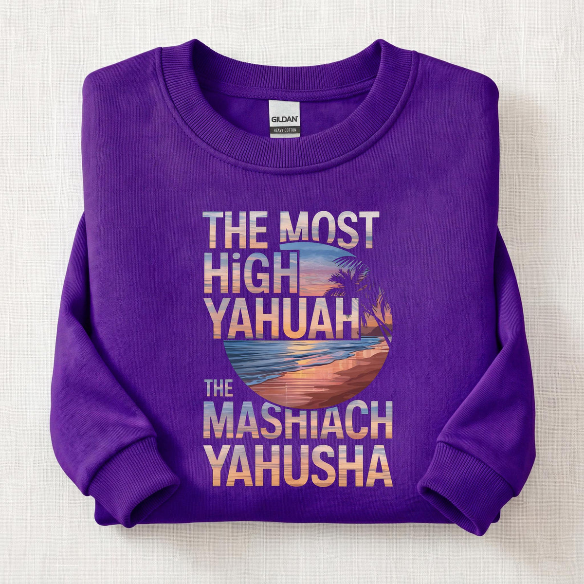 The Most High Yahuah Sweatshirt — Purple
