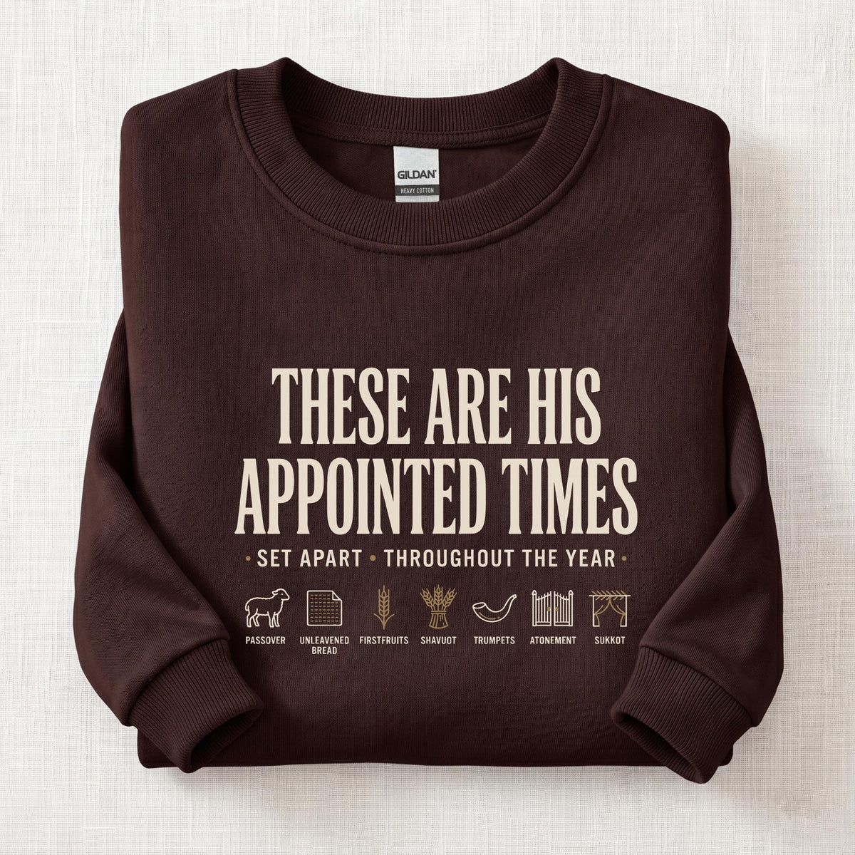 Appointed Times Sweatshirt — Dark Chocolate