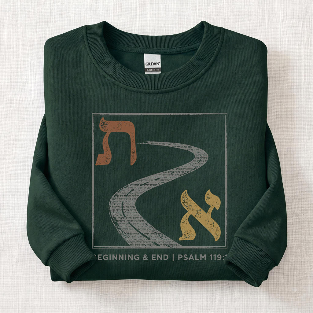 Beginning to End Sweatshirt — Forest Green