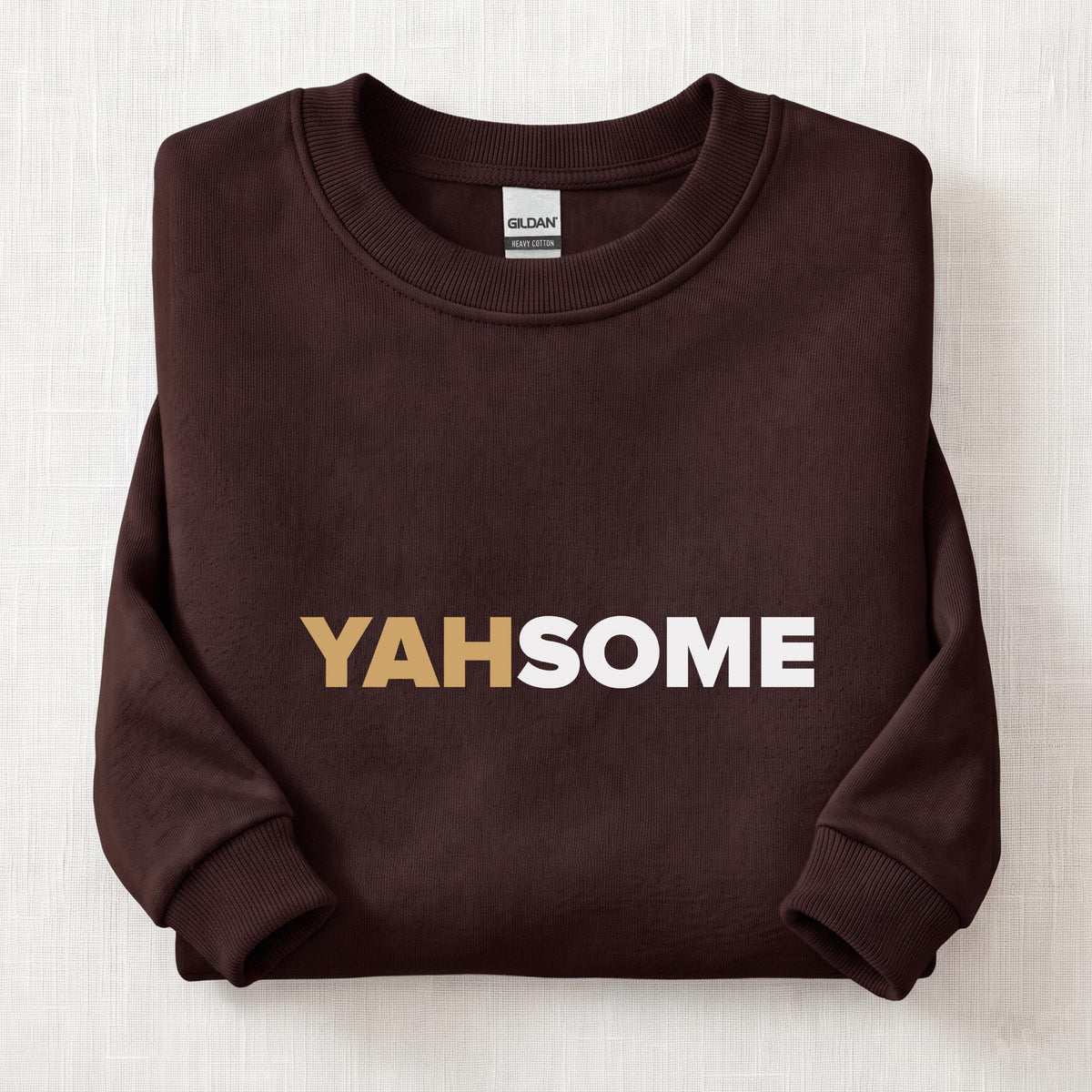 Yahsome Sweatshirt — Dark Chocolate