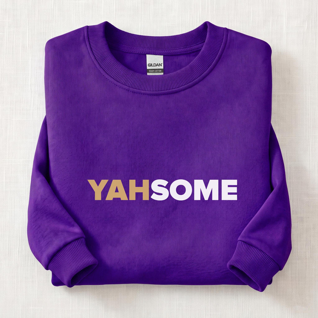Yahsome Sweatshirt — Purple