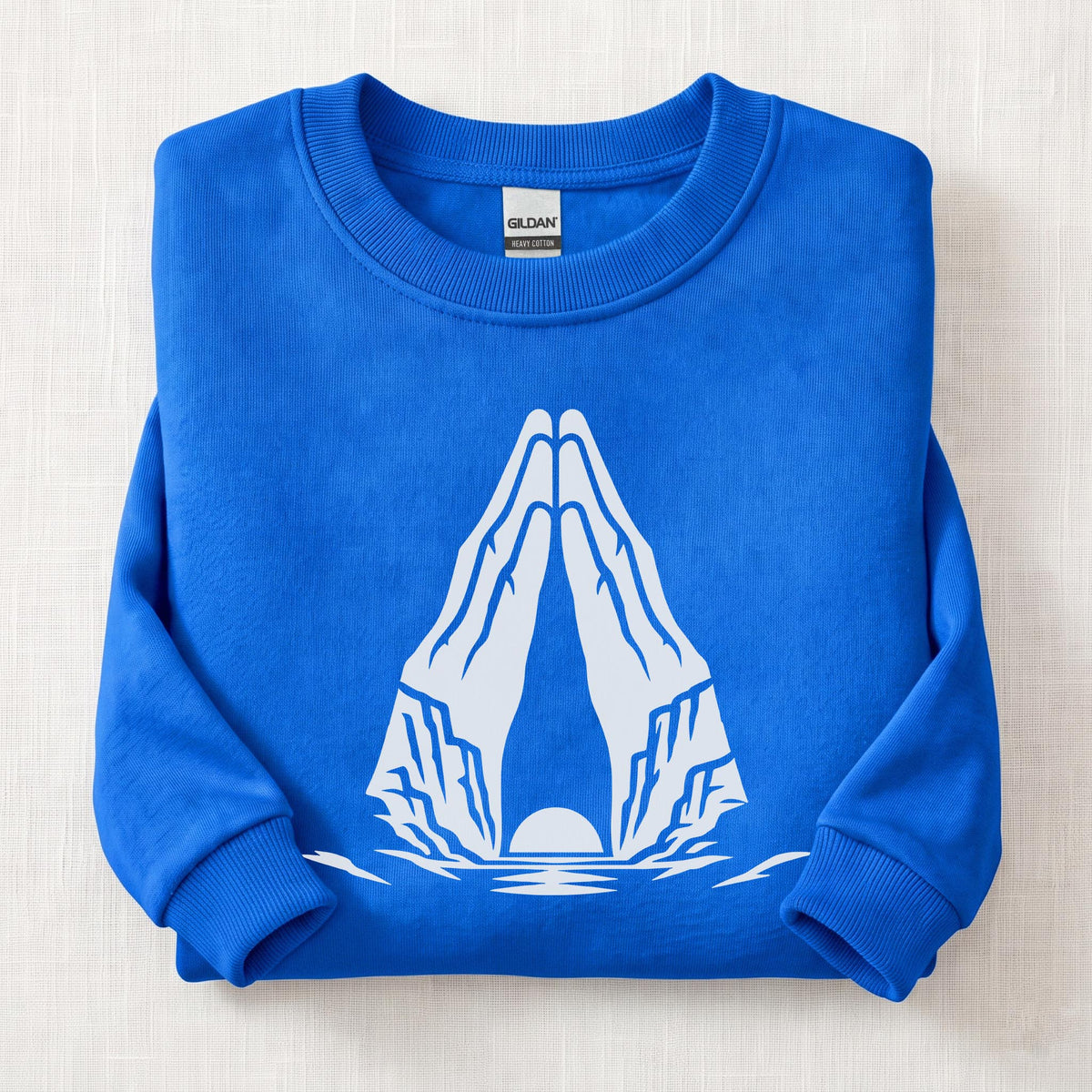 Canyon Prayer Hands Sweatshirt — Royal
