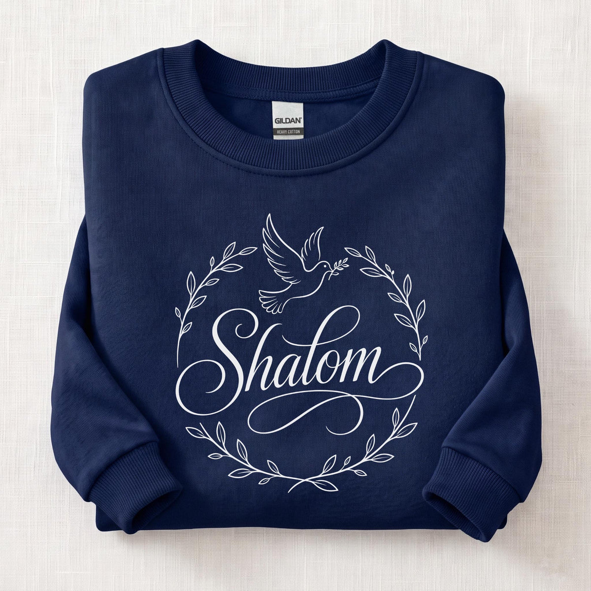 Shalom Peece Sweatshirt — Navy