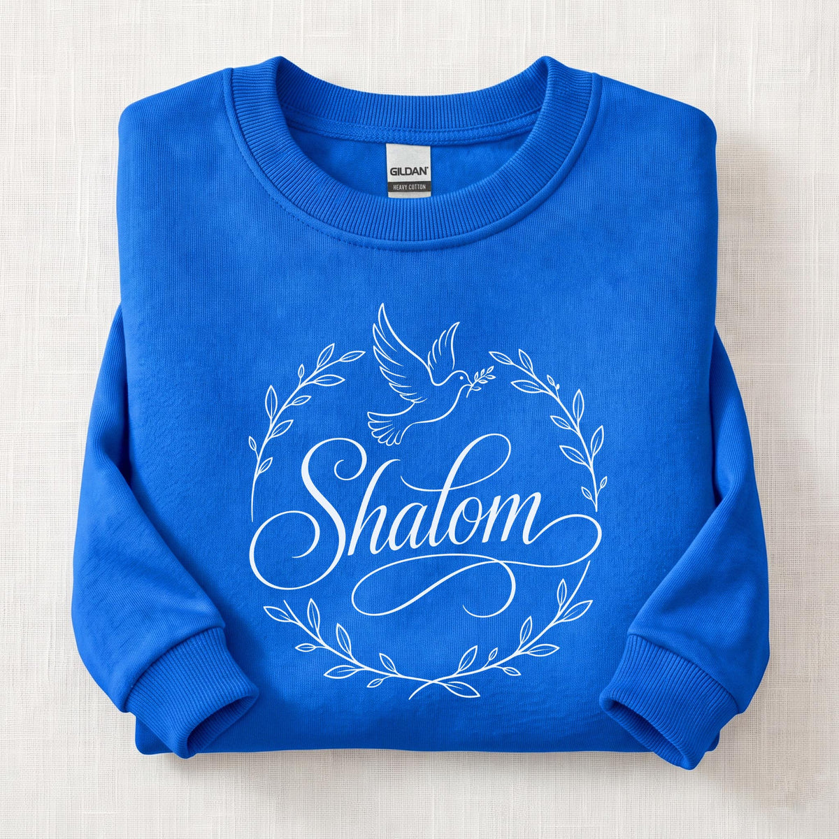 Shalom Peece Sweatshirt — Royal