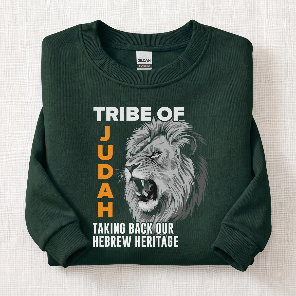 Tribe Of Judah Sweatshirt — Forest Green