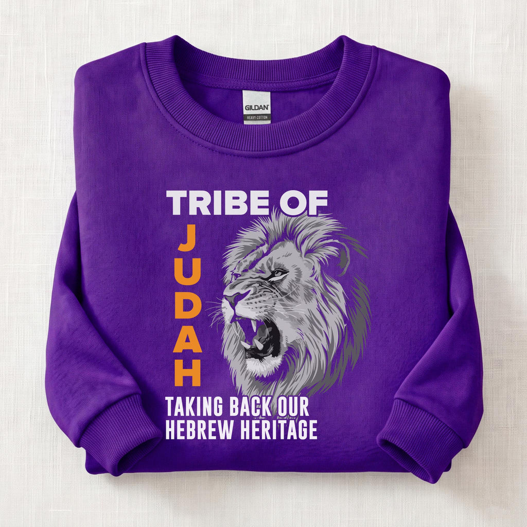 Tribe Of Judah Sweatshirt — Purple
