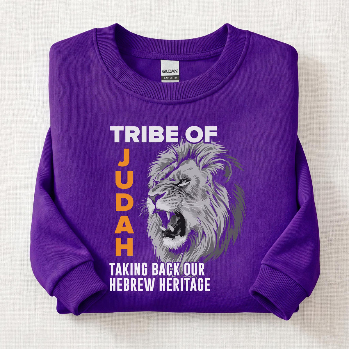 Tribe Of Judah Sweatshirt — Purple