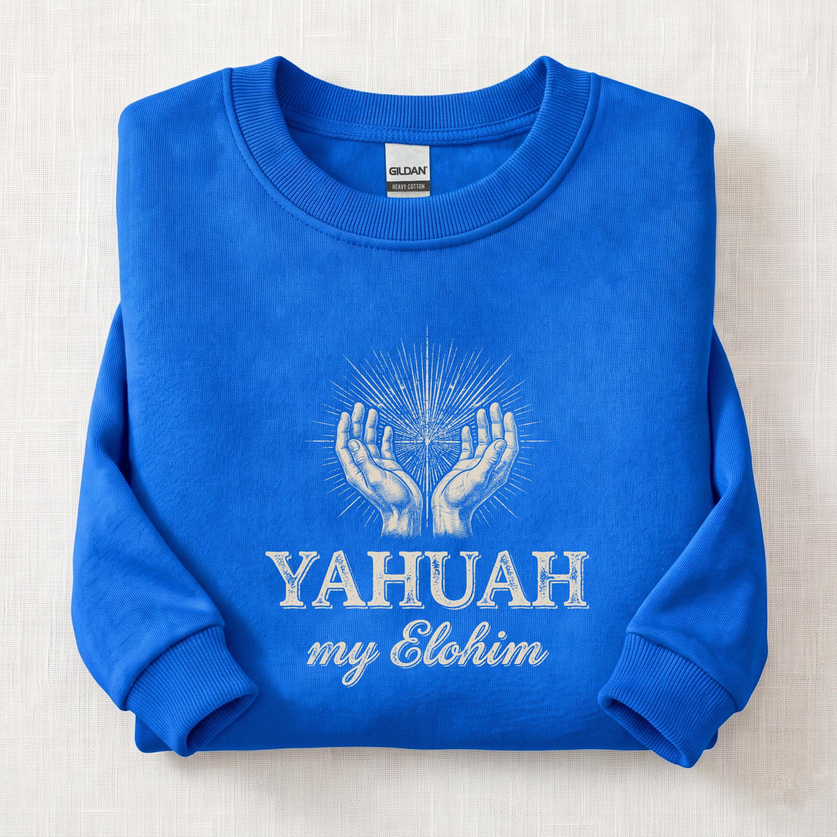 Yahuah My Elohim Sweatshirt — Royal