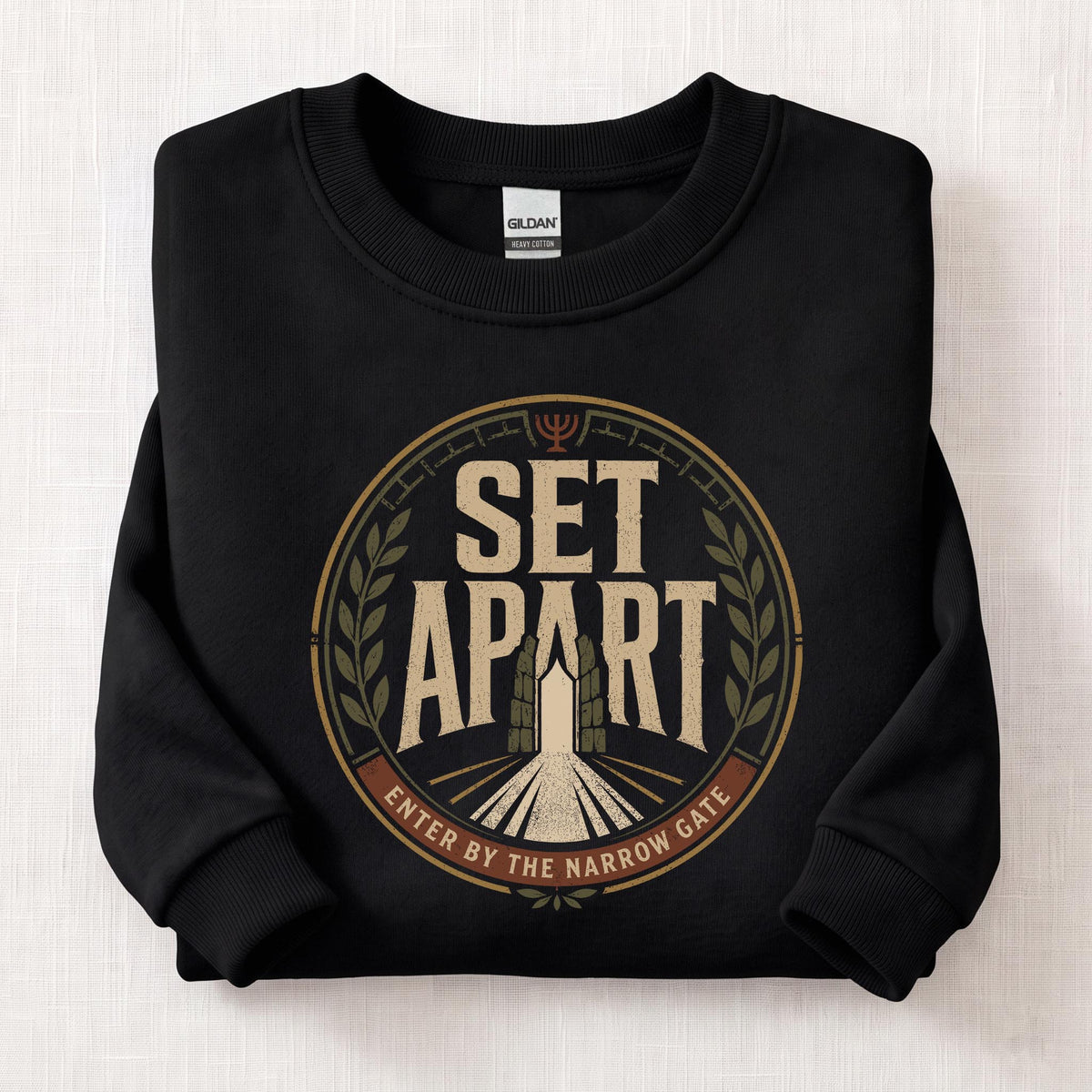 Set Apart Narrow Gate Sweatshirt — Black