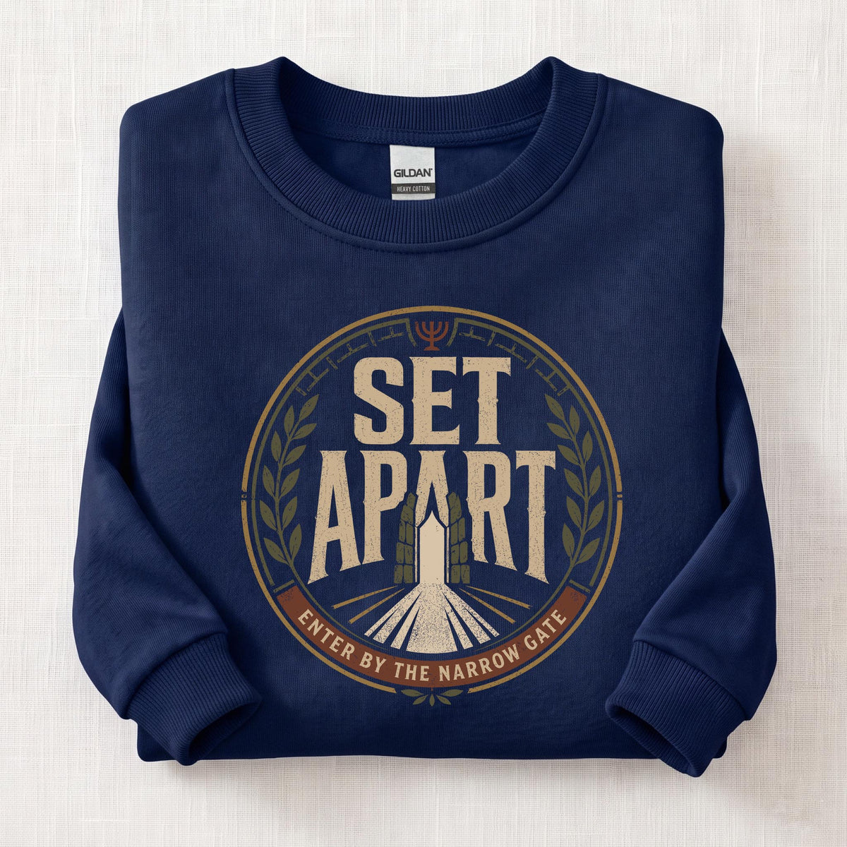 Set Apart Narrow Gate Sweatshirt — Navy