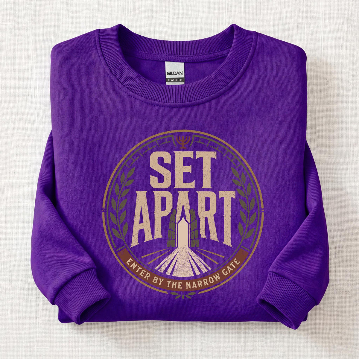 Set Apart Narrow Gate Sweatshirt — Purple