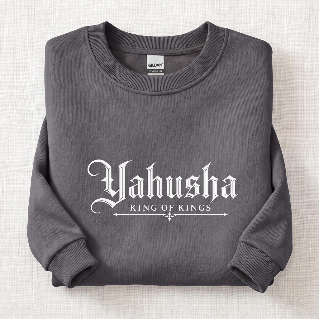Yahusha Sweatshirt — Charcoal
