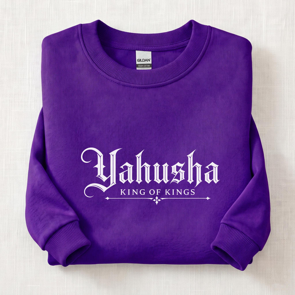 Yahusha Sweatshirt — Purple