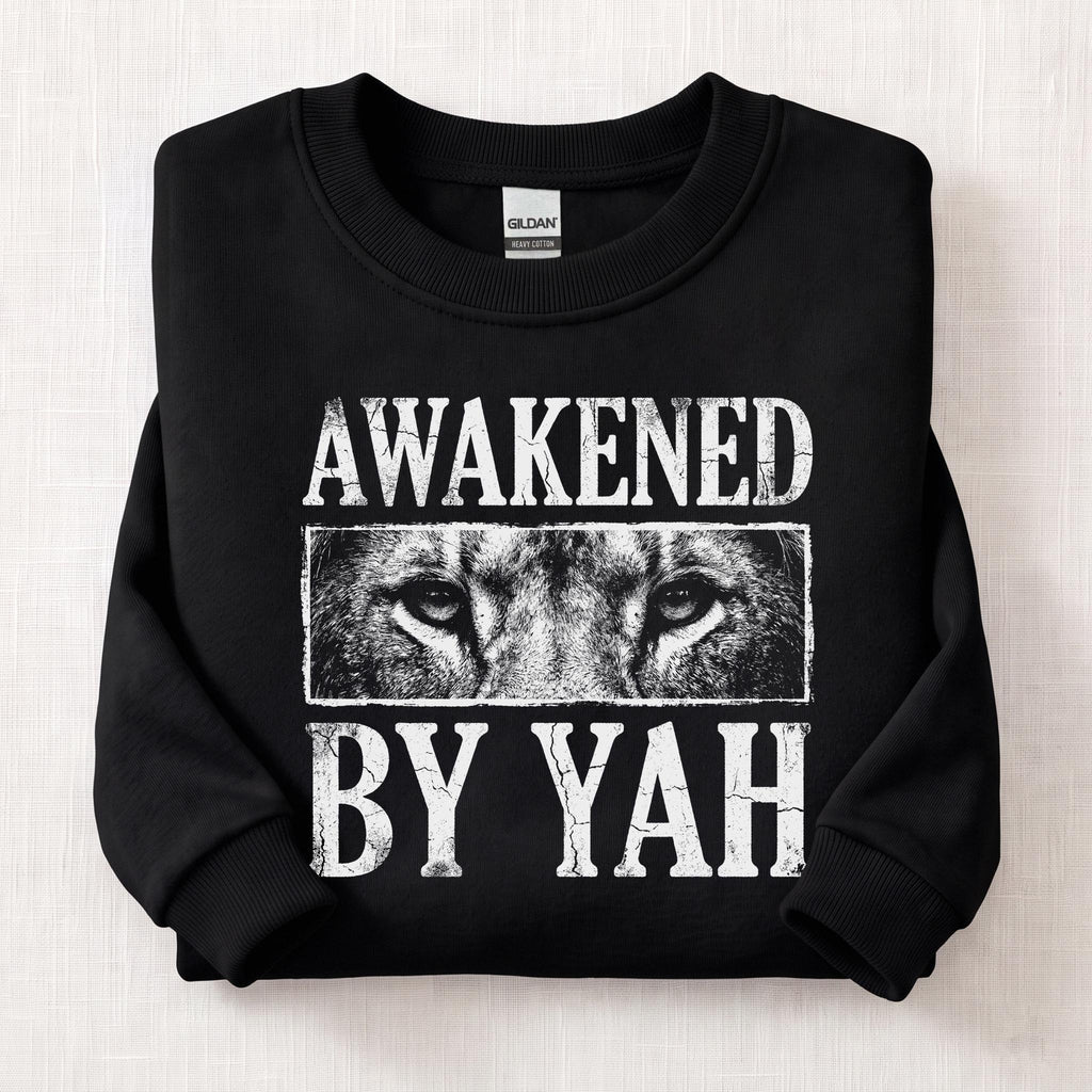 Awakened By Yah Sweatshirt — Black