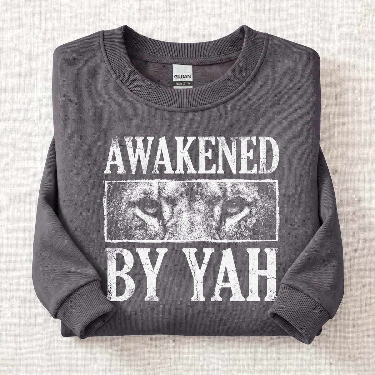 Awakened By Yah Sweatshirt — Charcoal