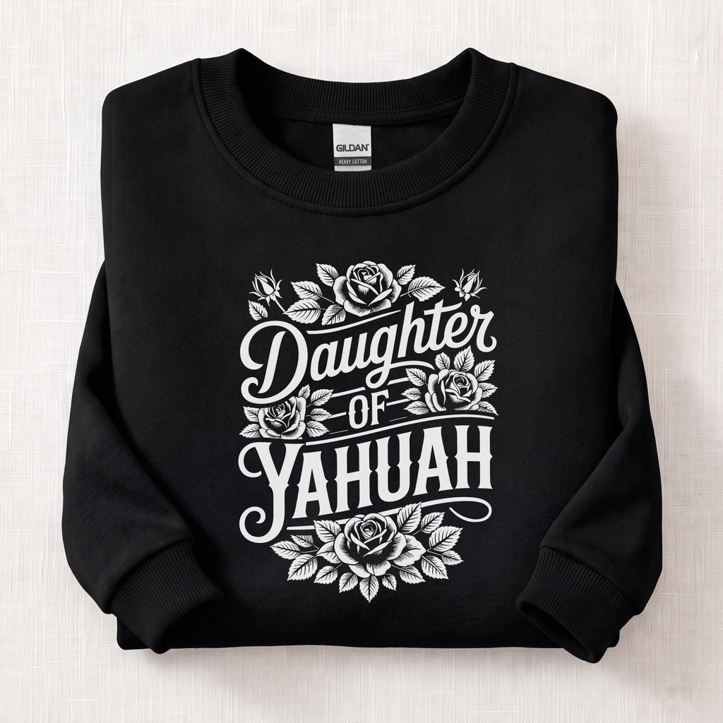 Daughter Of Yahuah Sweatshirt — Black