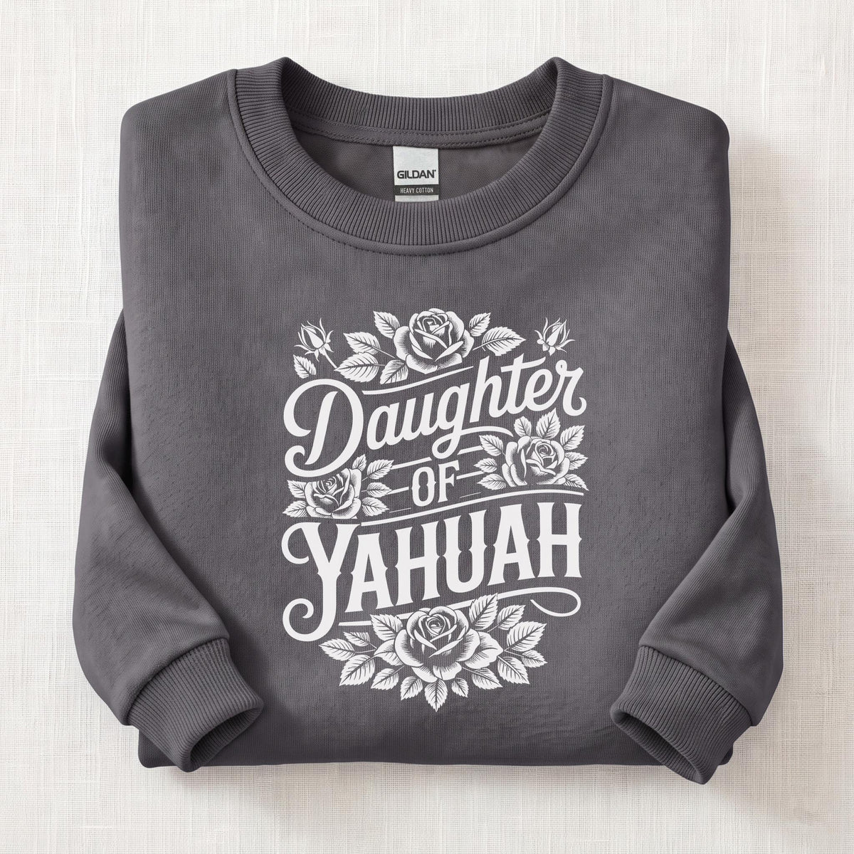 Daughter Of Yahuah Sweatshirt — Charcoal