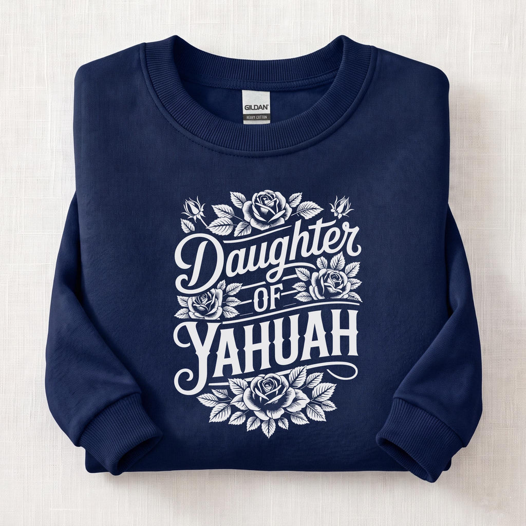 Daughter Of Yahuah Sweatshirt — Navy