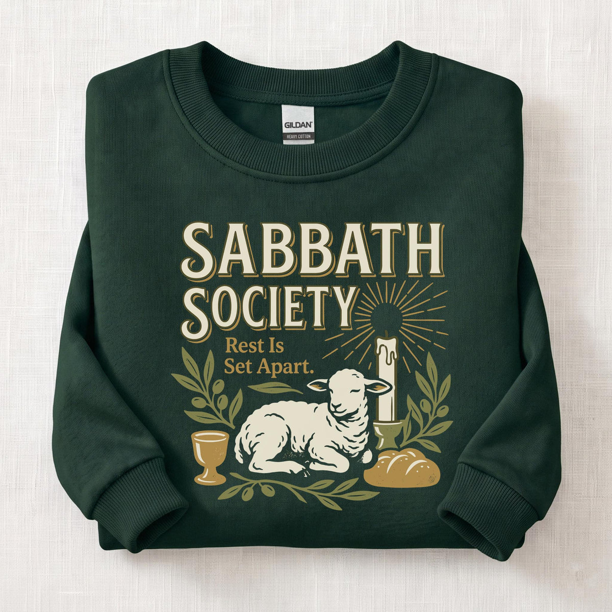 Sabbath Society Sweatshirt — Forest Green