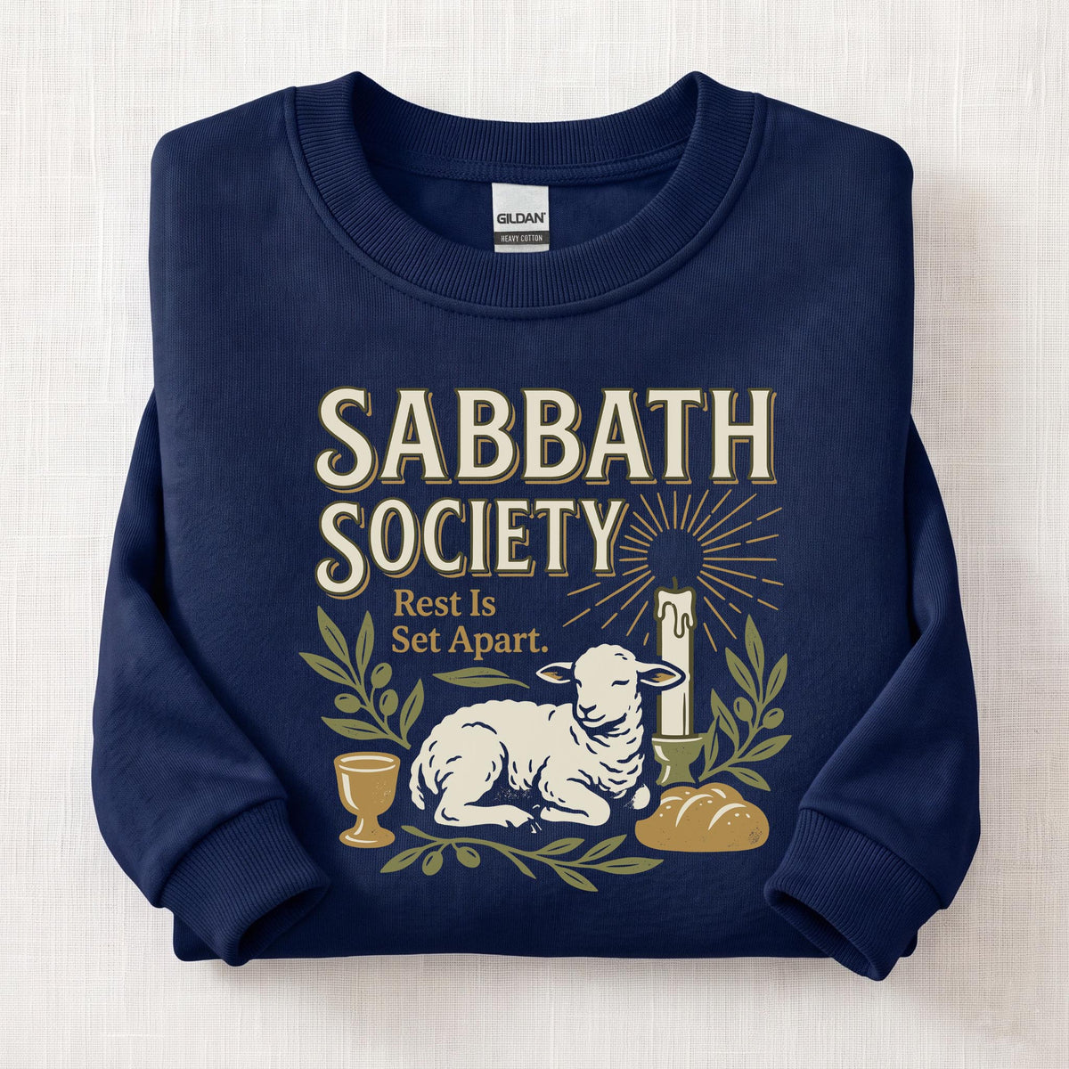 Sabbath Society Sweatshirt — Navy