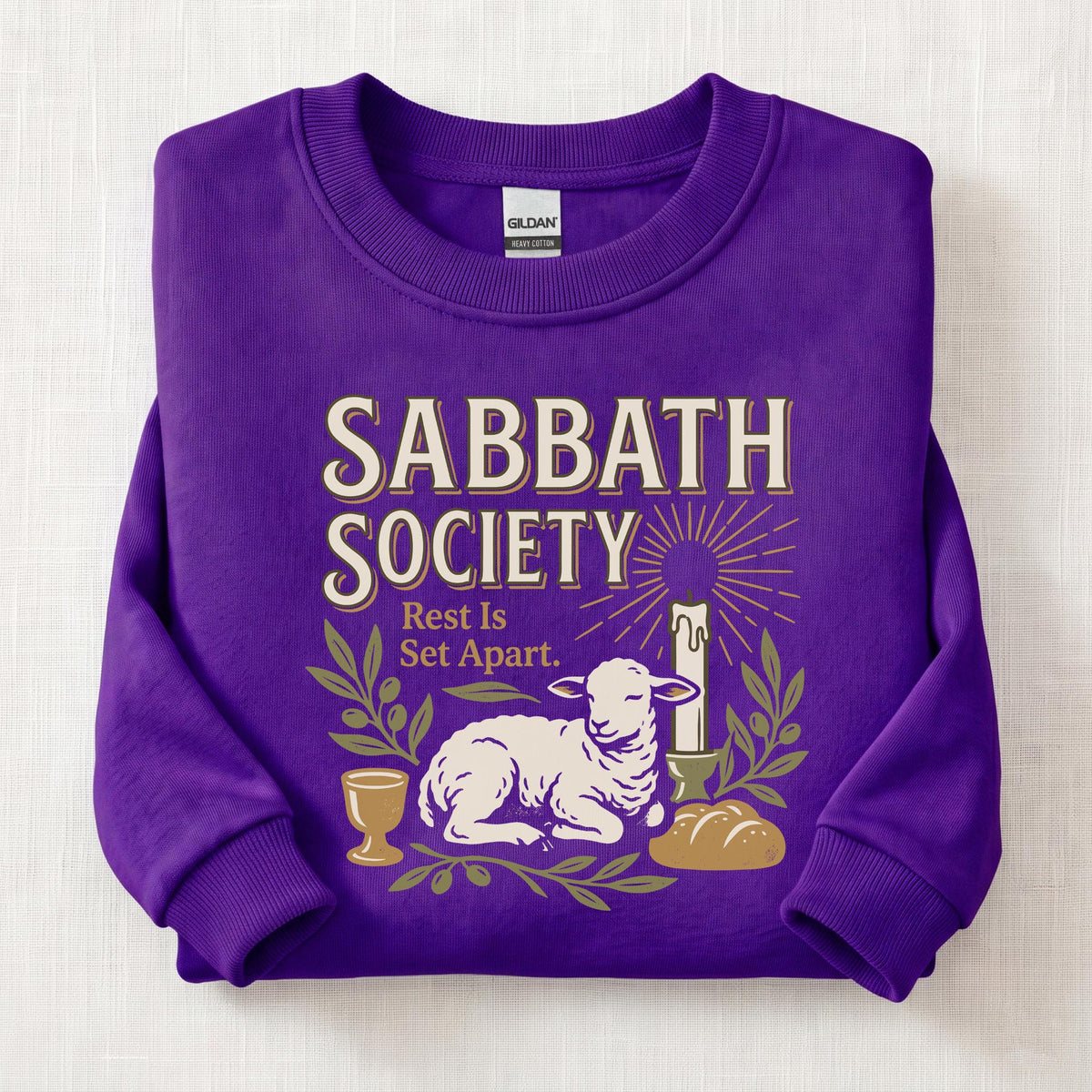 Sabbath Society Sweatshirt — Purple