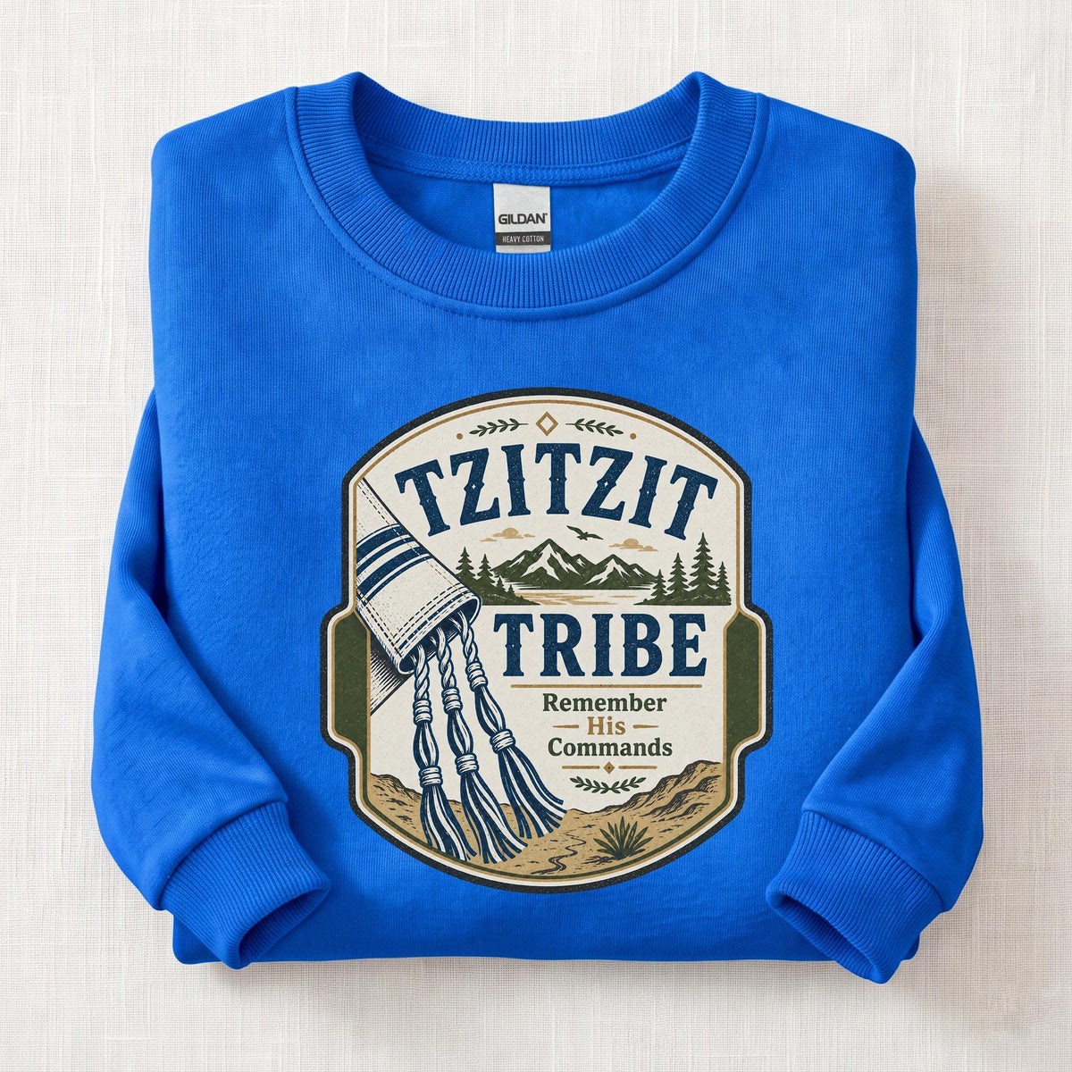 Tzitzit Tribe Sweatshirt — Royal