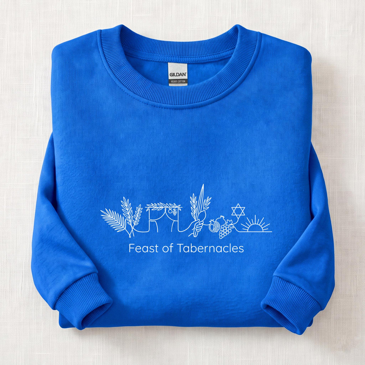 Sukkot Gathering Sweatshirt — Royal