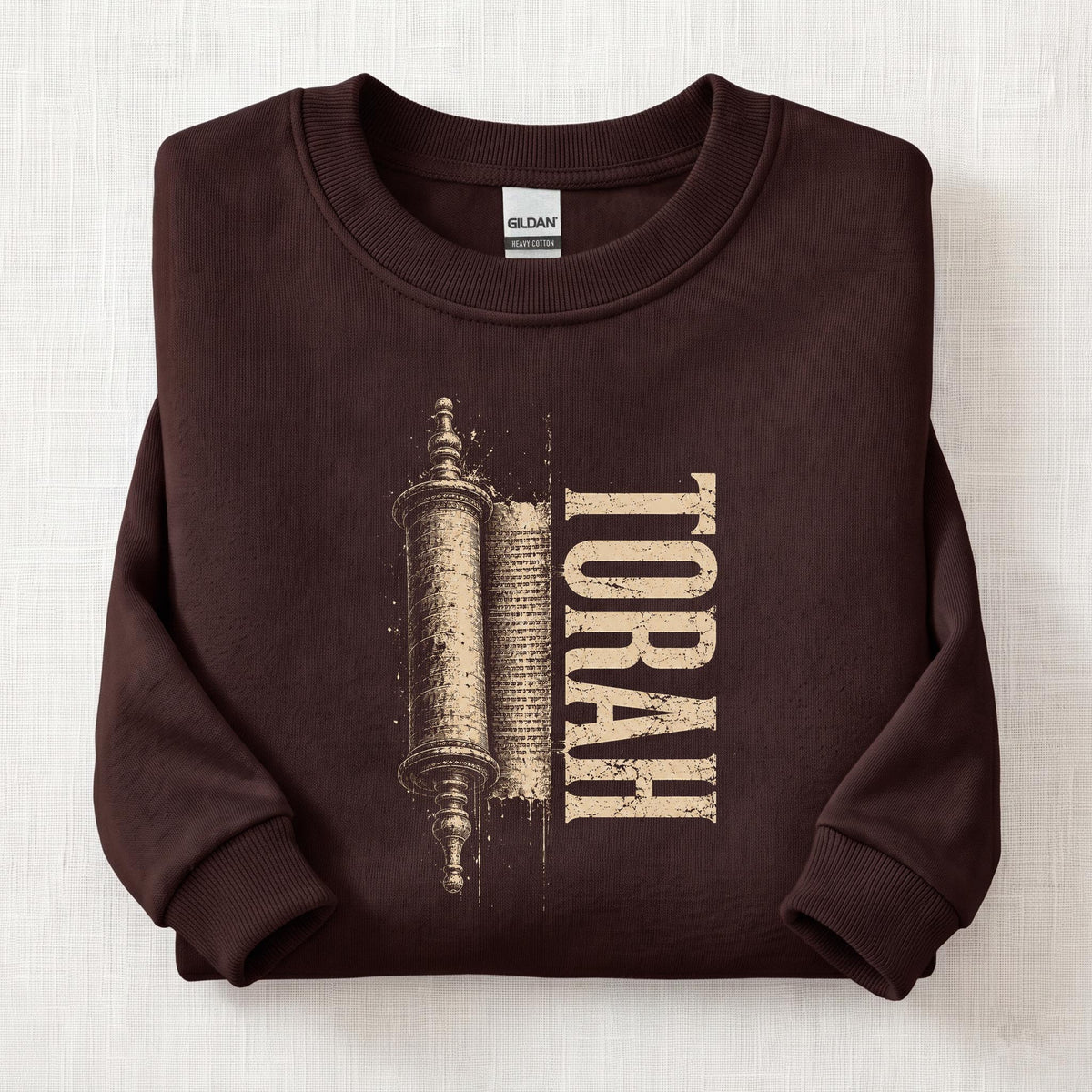 Torah Truth Sweatshirt — Dark Chocolate