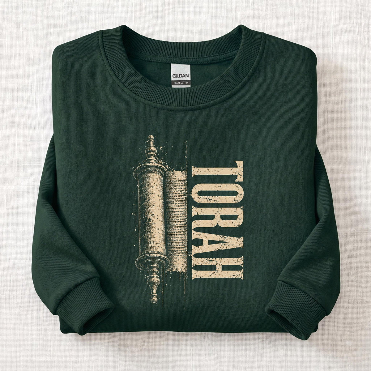 Torah Truth Sweatshirt — Forest Green