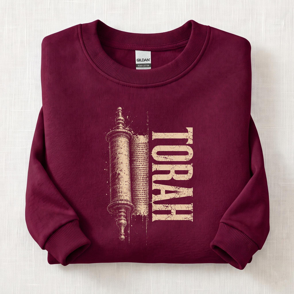 Torah Truth Sweatshirt — Maroon