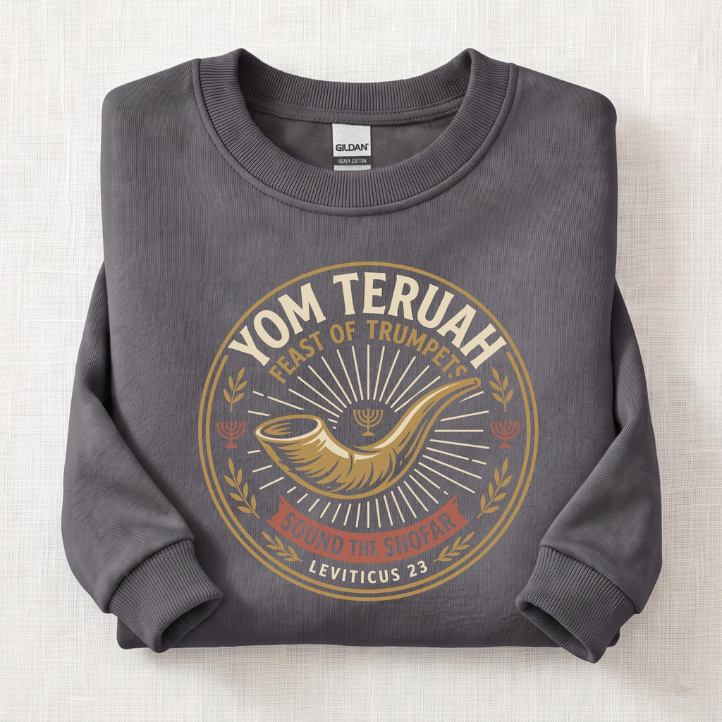 Sound The Shofar Sweatshirt — Charcoal