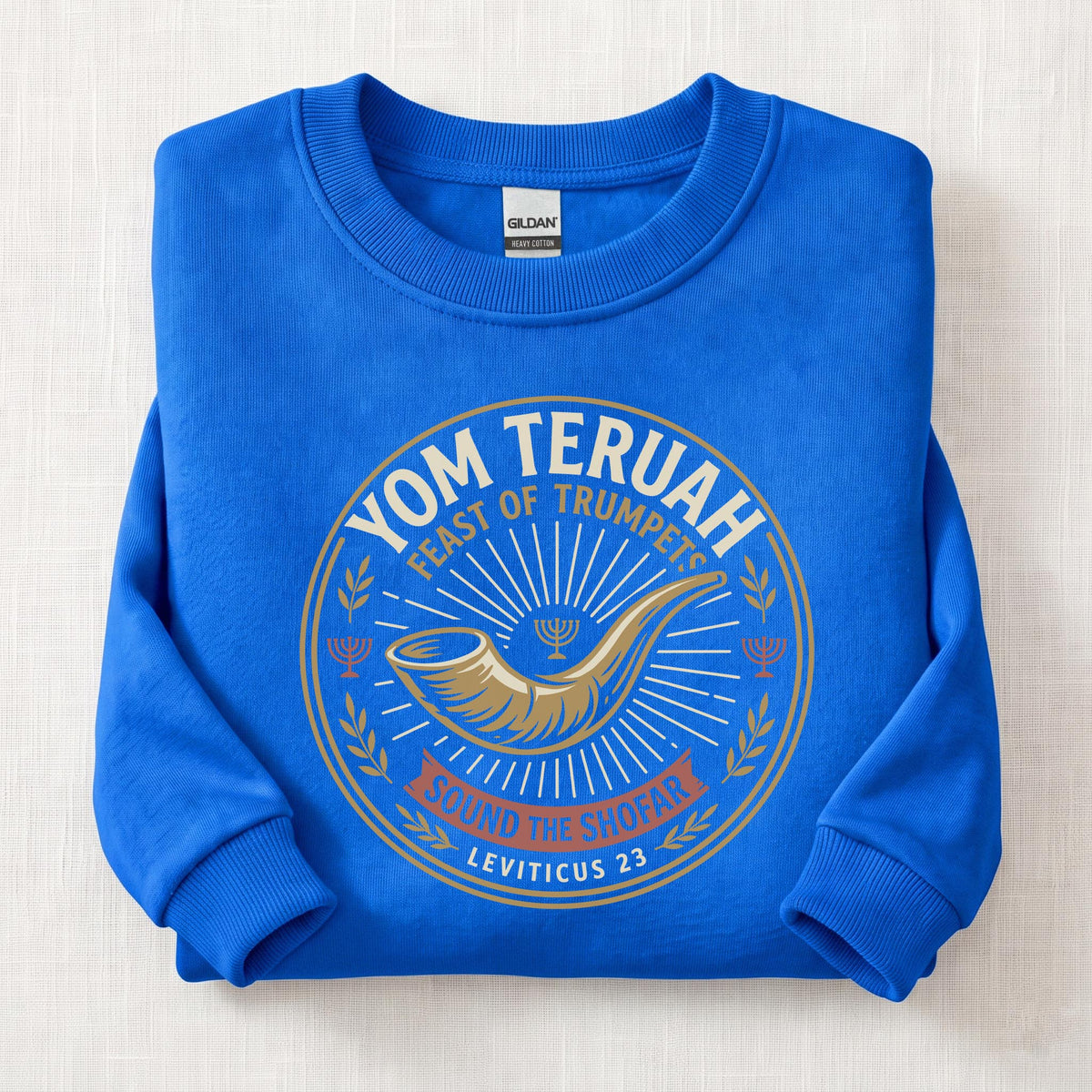 Sound The Shofar Sweatshirt — Royal