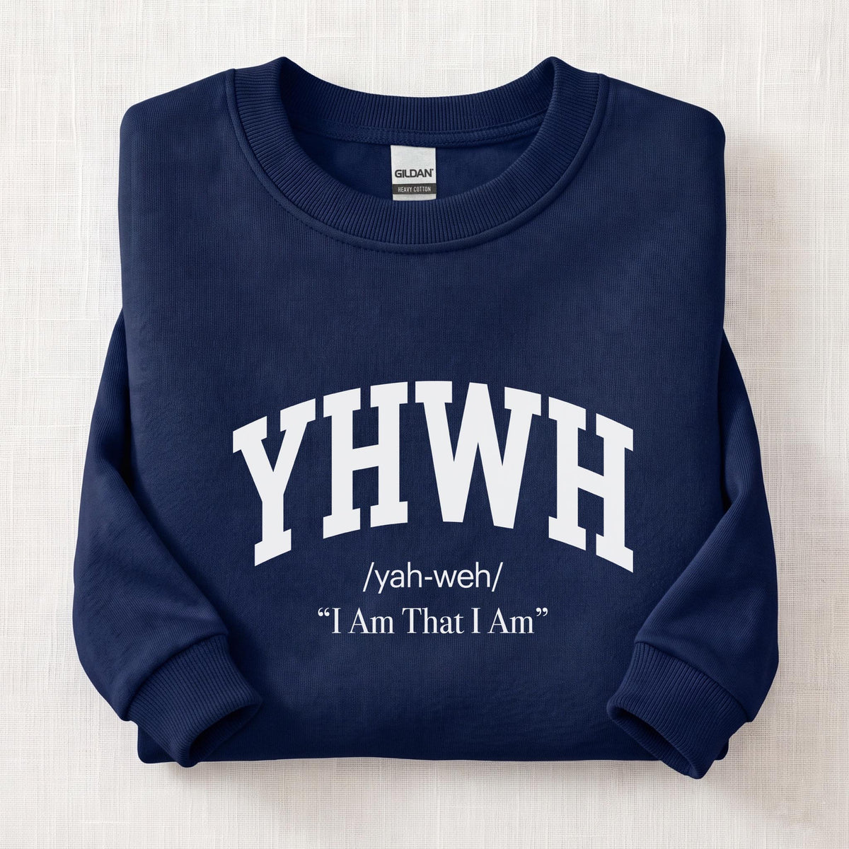 YHWH I Am That I Am Sweatshirt — Navy