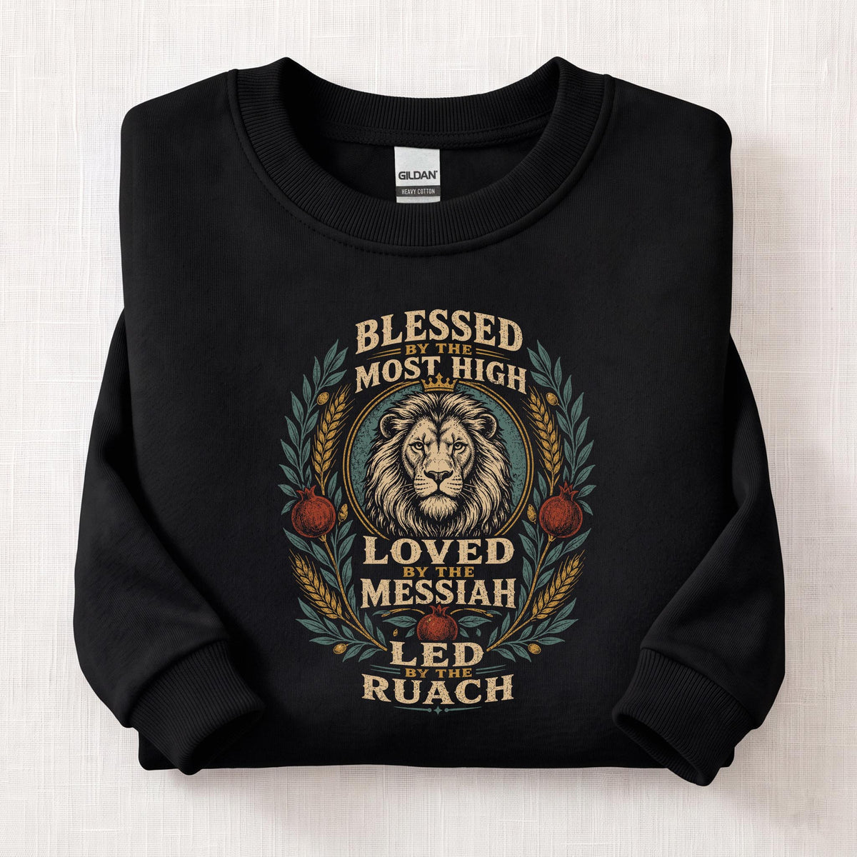 Blessed By The Most High Sweatshirt — Black