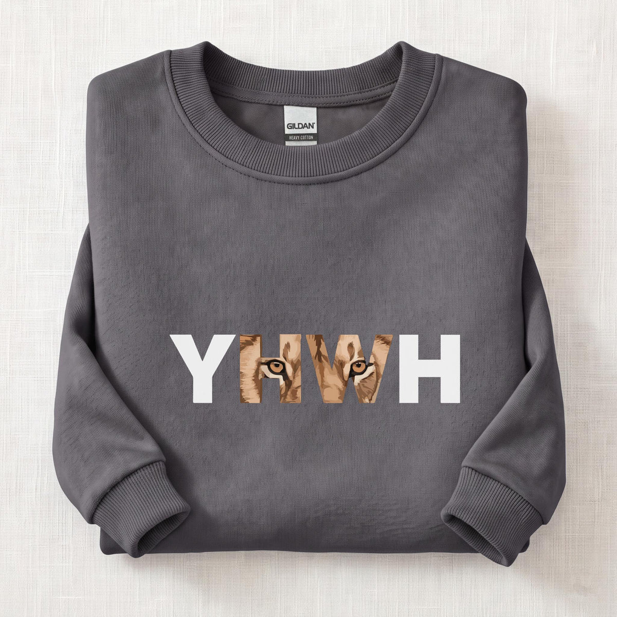 YHWH Eyes Sweatshirt — Charcoal