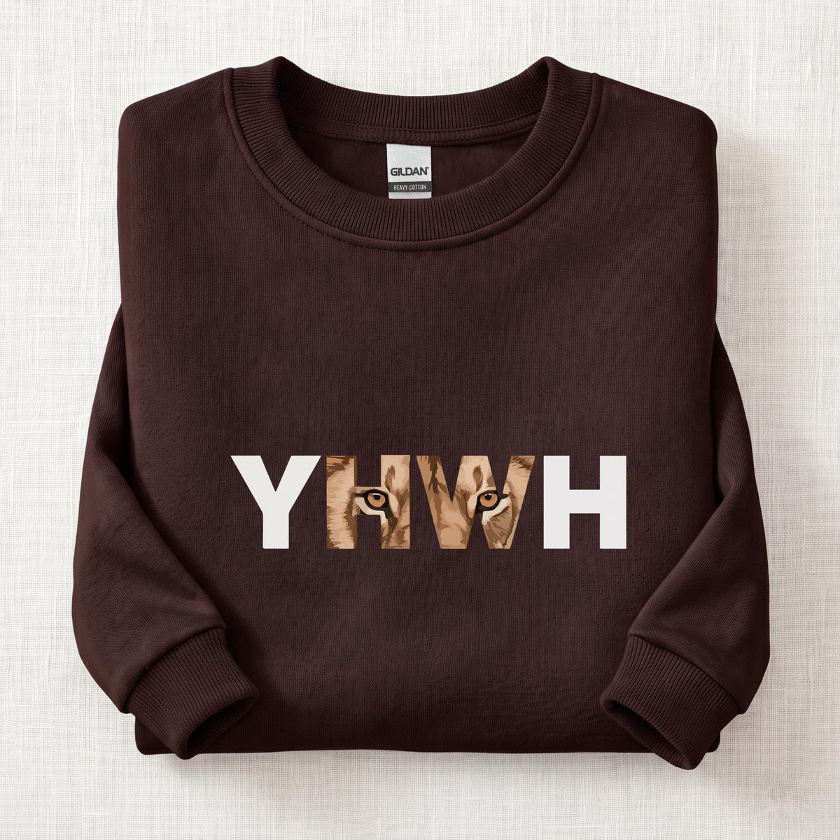 YHWH Eyes Sweatshirt — Dark Chocolate