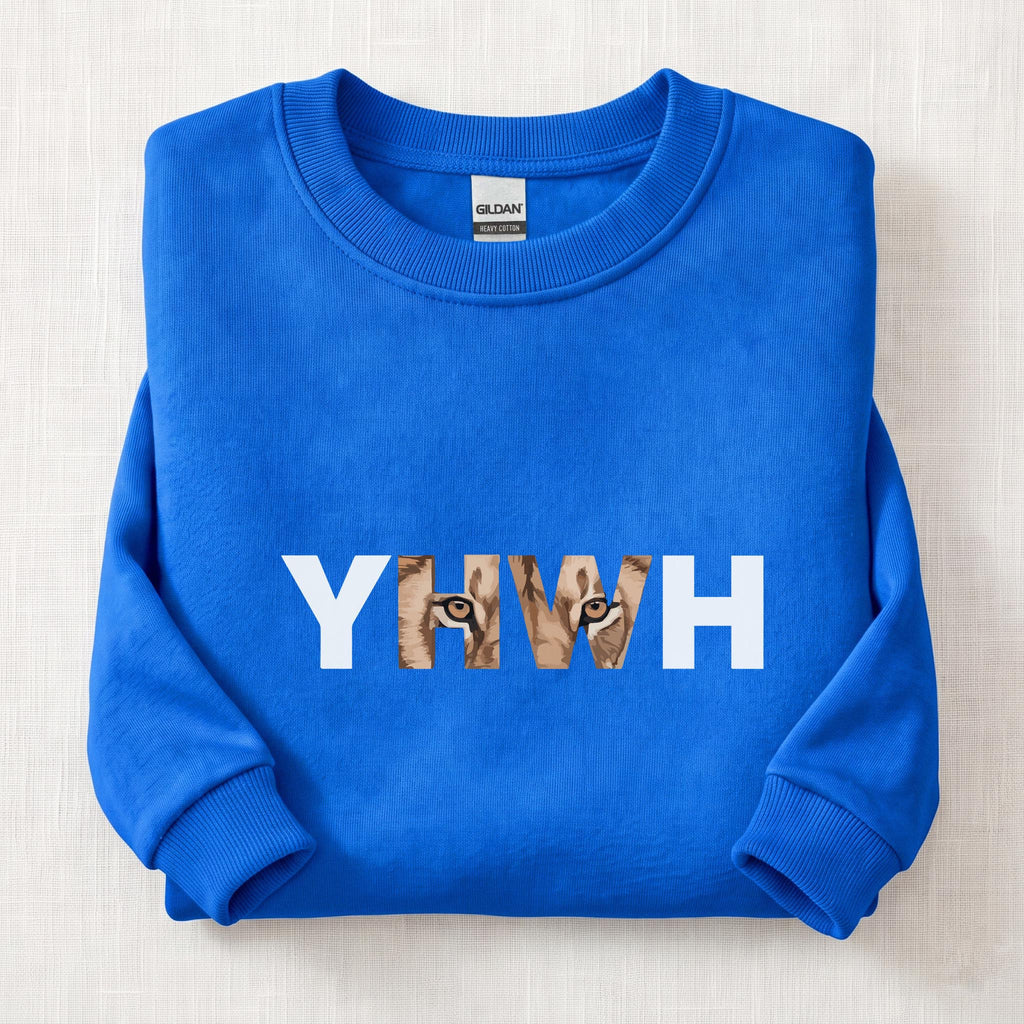 YHWH Eyes Sweatshirt — Royal