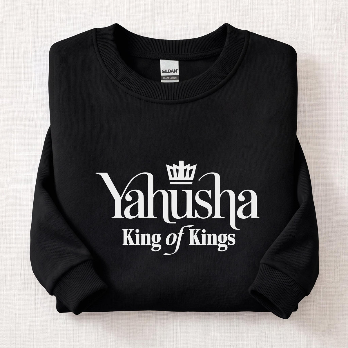 Yahusha King of Kings Sweatshirt — Black