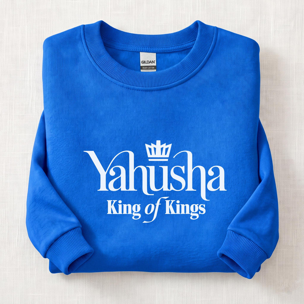 Yahusha King of Kings Sweatshirt — Royal