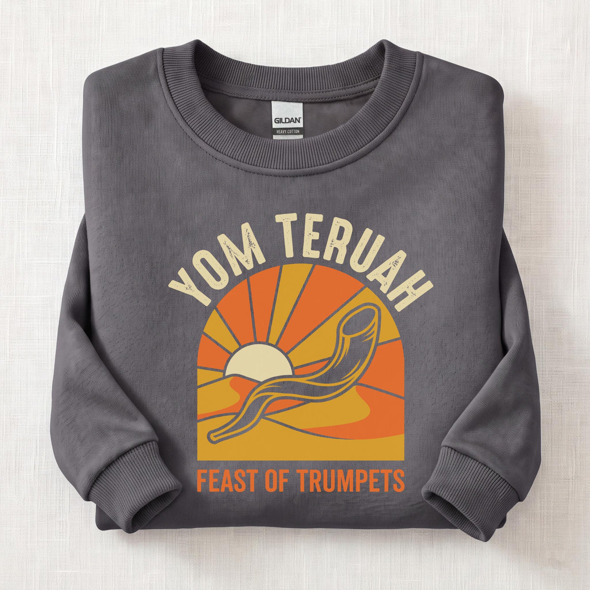Yom Teruah Sweatshirt — Charcoal