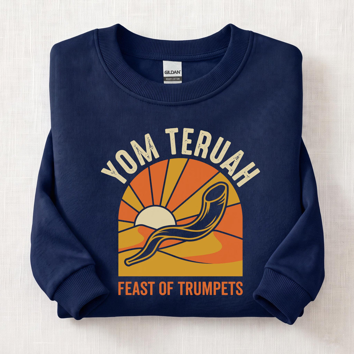 Yom Teruah Sweatshirt — Navy
