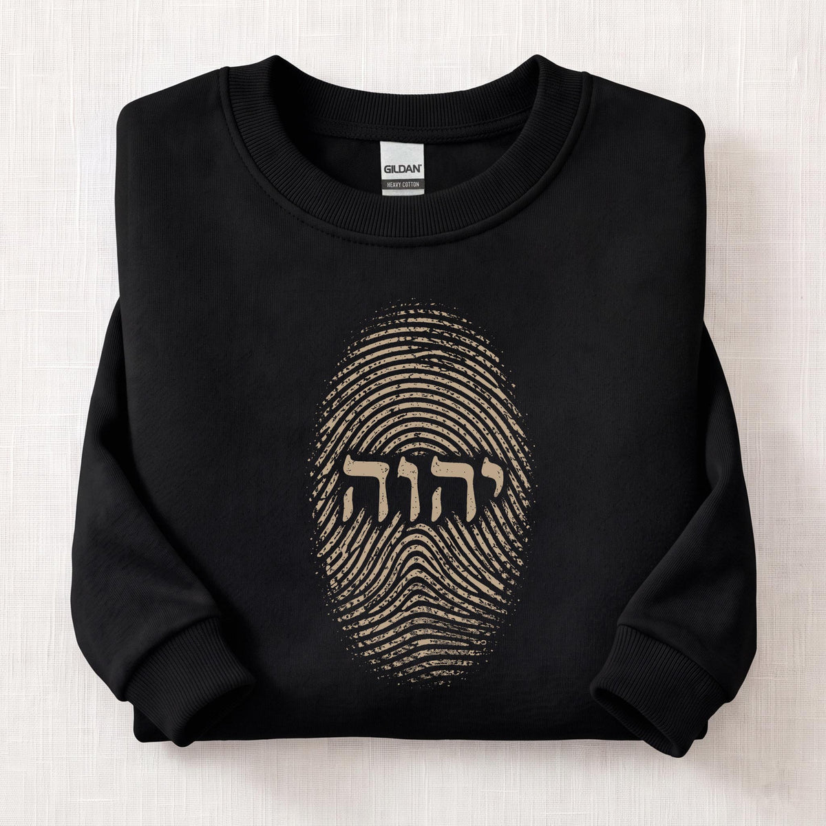 Woven By YHWH Sweatshirt — Black