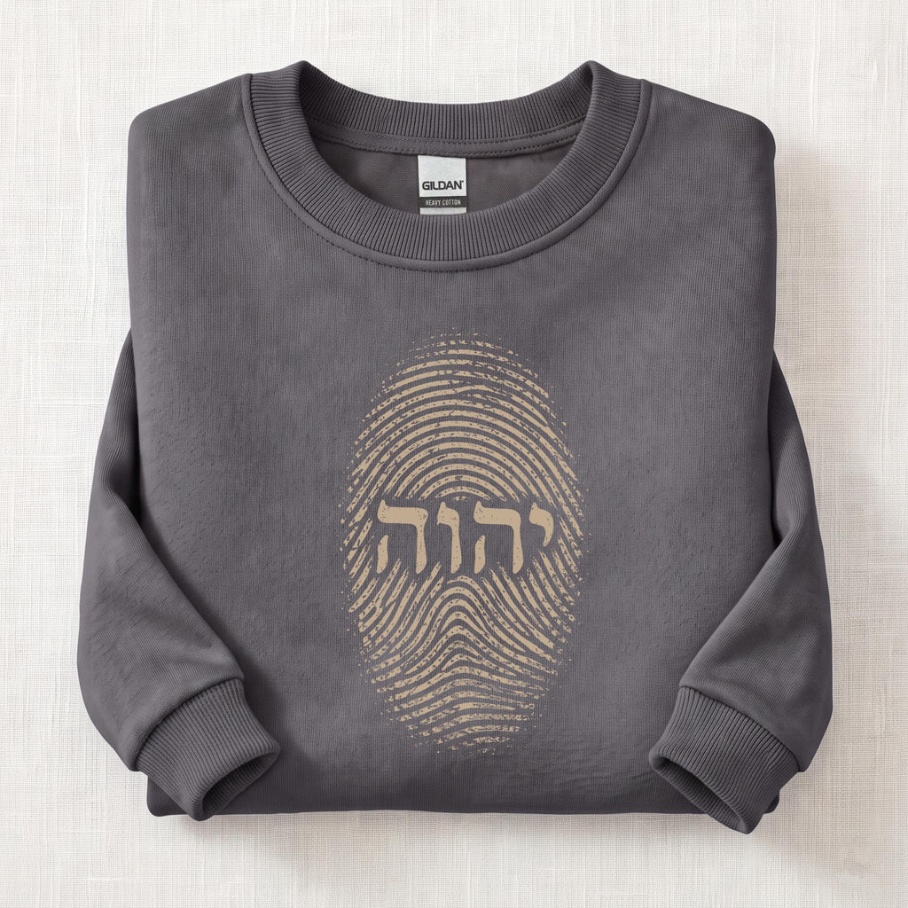 Woven By YHWH Sweatshirt — Charcoal