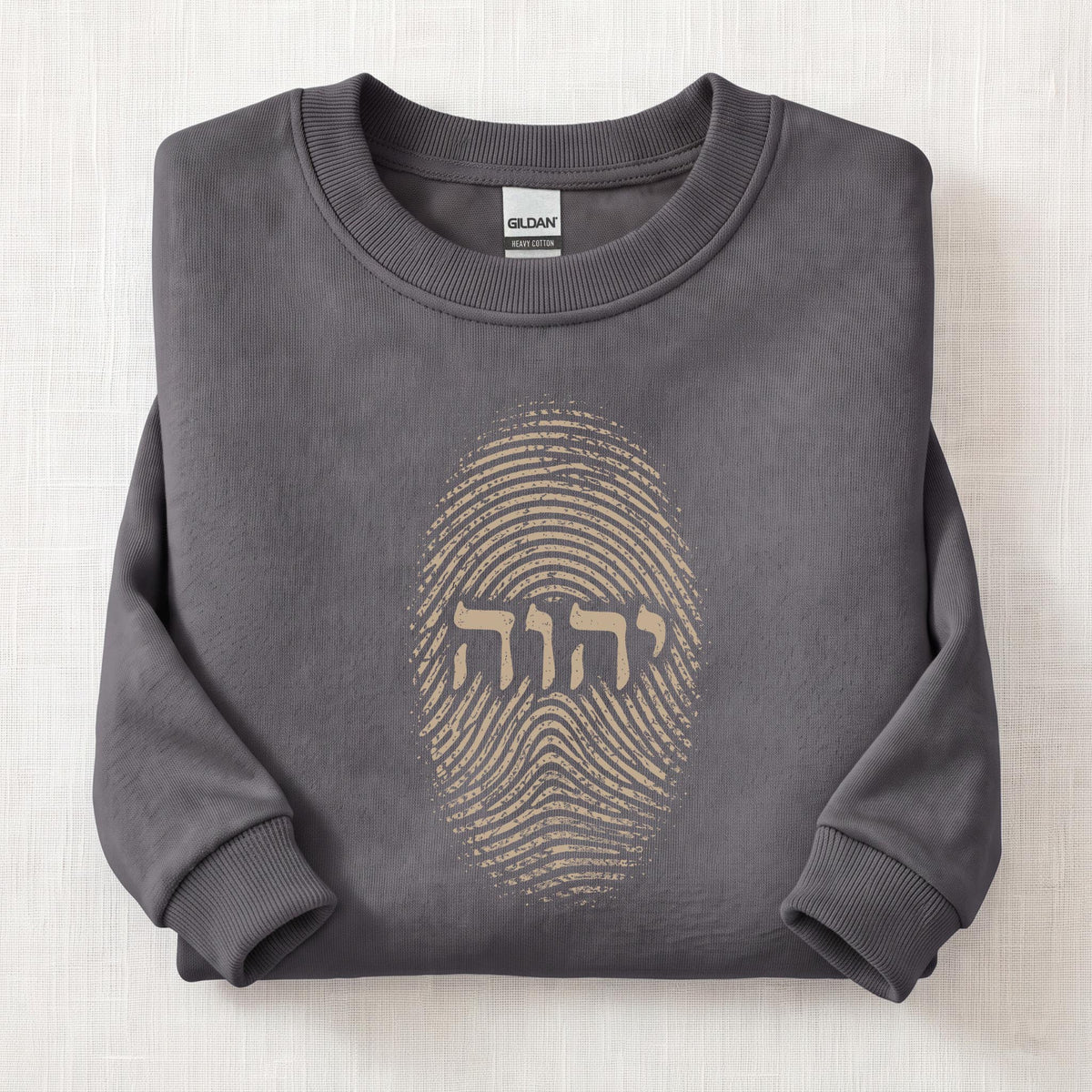 Woven By YHWH Sweatshirt — Charcoal