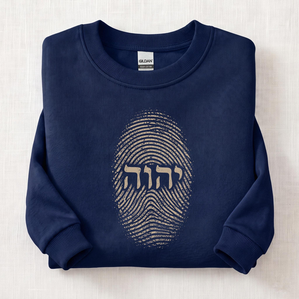 Woven By YHWH Sweatshirt — Navy