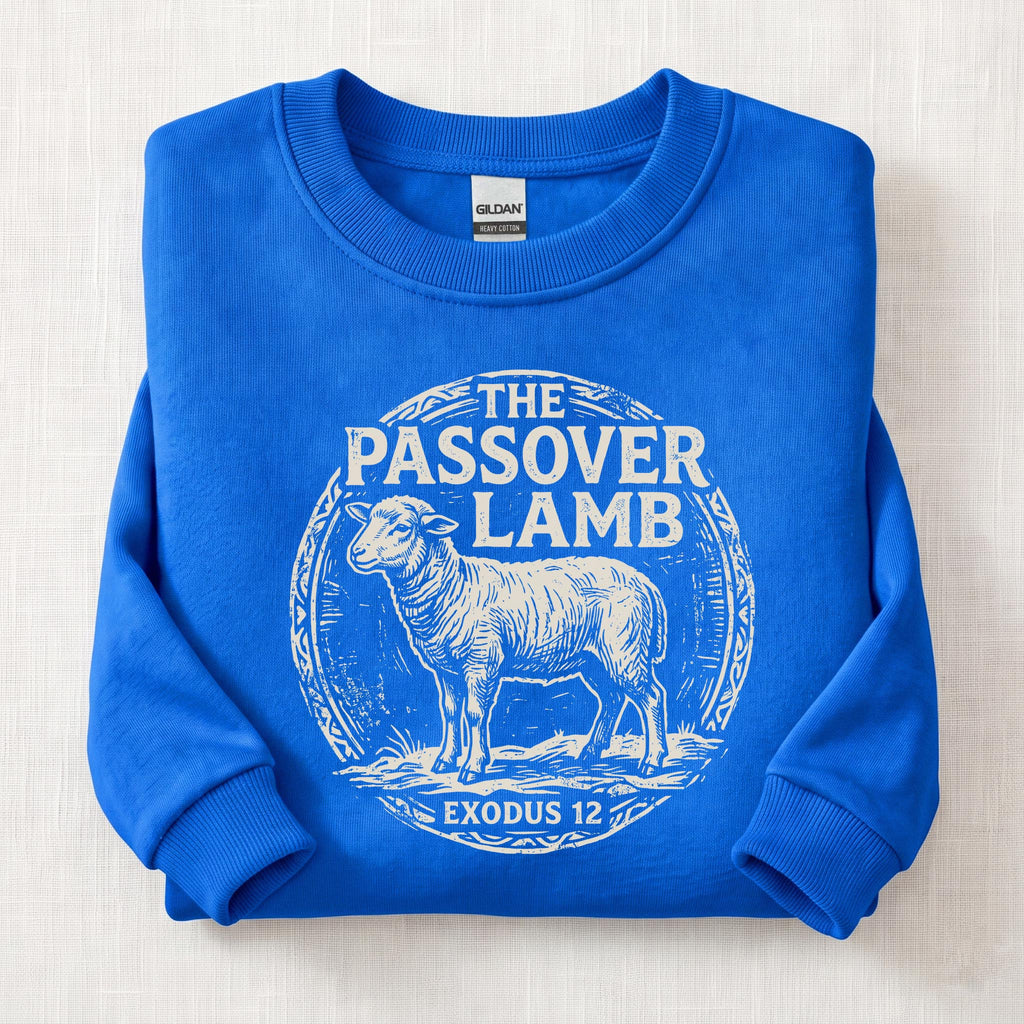 The Passover Lamb Sweatshirt — Royal