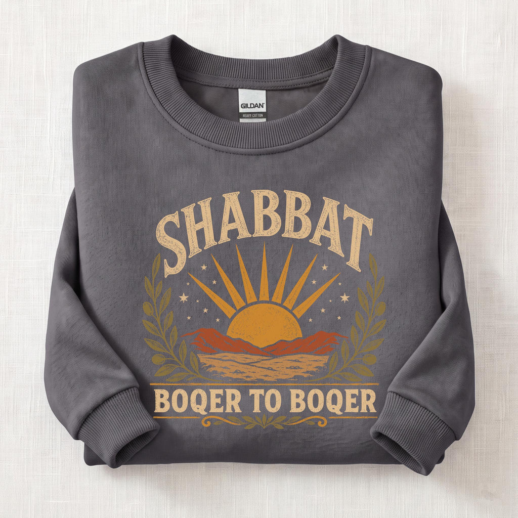 Boqer To Boqer Sweatshirt — Charcoal