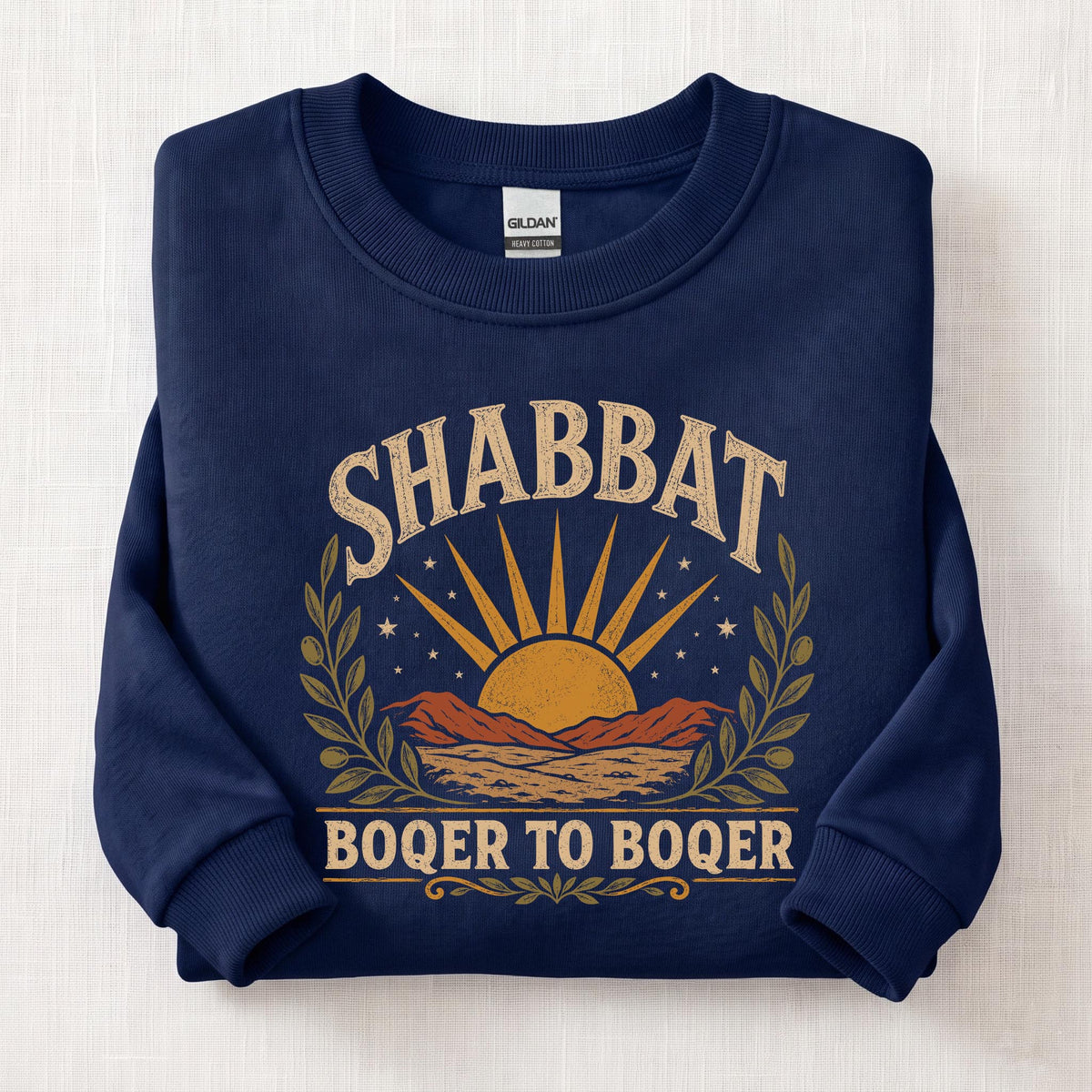 Boqer To Boqer Sweatshirt — Navy